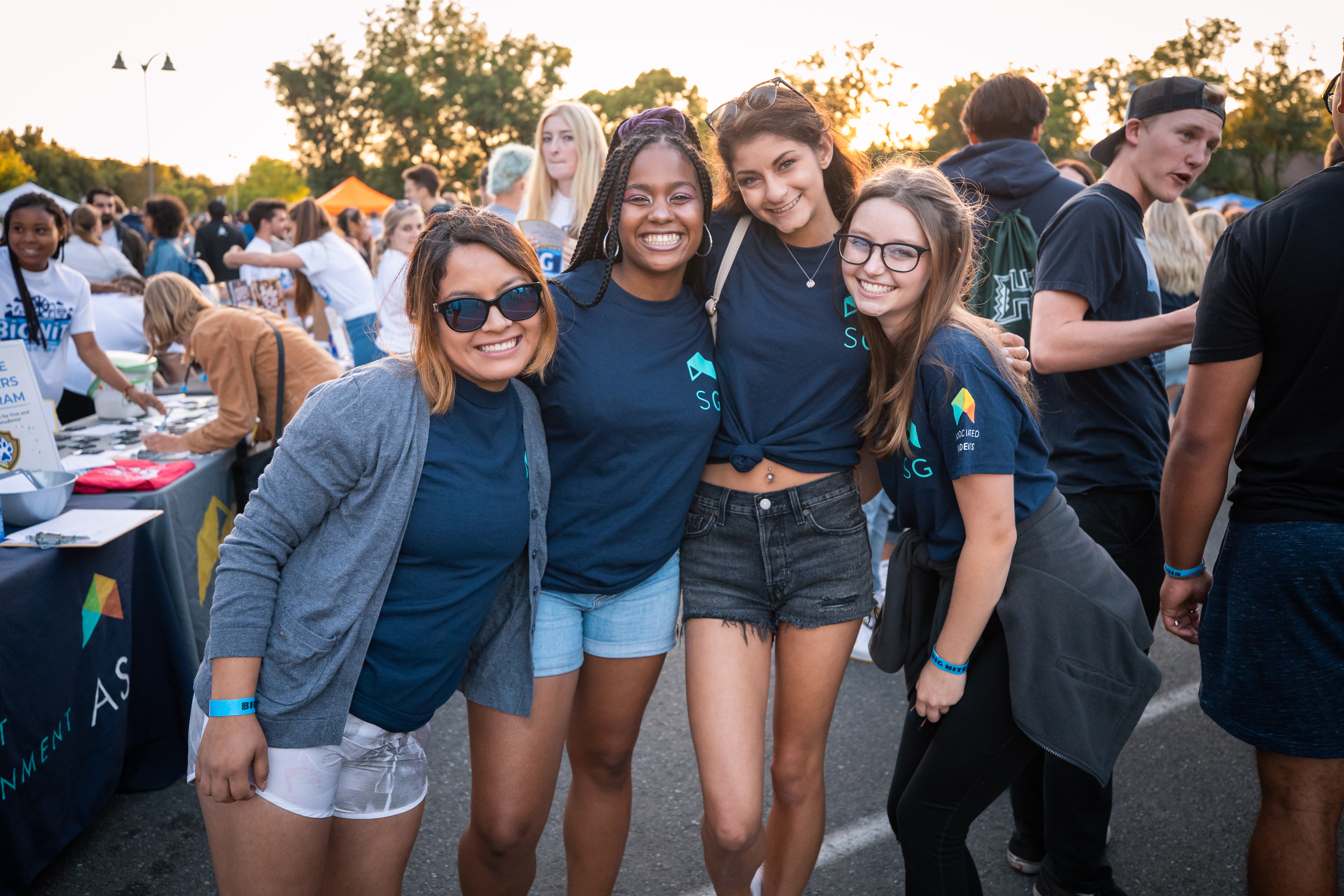 Students on Campus