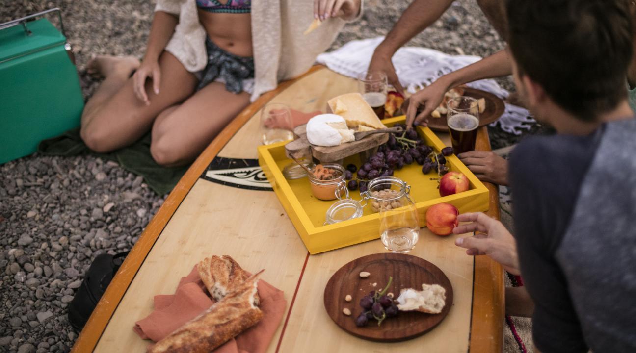 picnic by the river