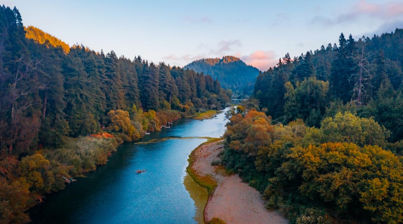 Russian river in sonoma county