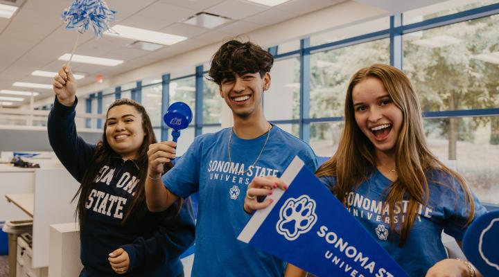 Students celebrating