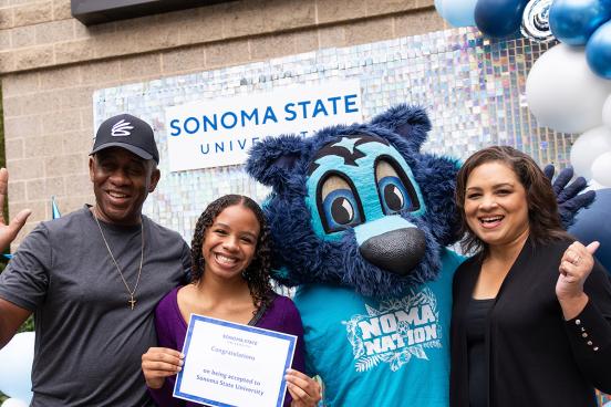 family at preview day